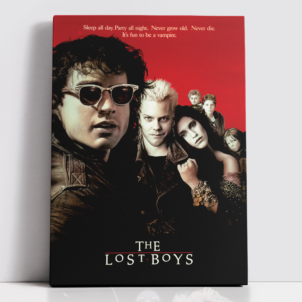 Decorsome x The Lost Boys Classic Poster Rectangular Canvas - 12x18 inch Afbeelding 1