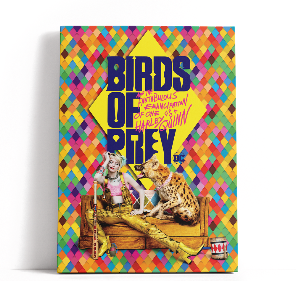 Decorsome x Birds Of Prey Diamond Rectangular Canvas - 12x18 inch Afbeelding 1