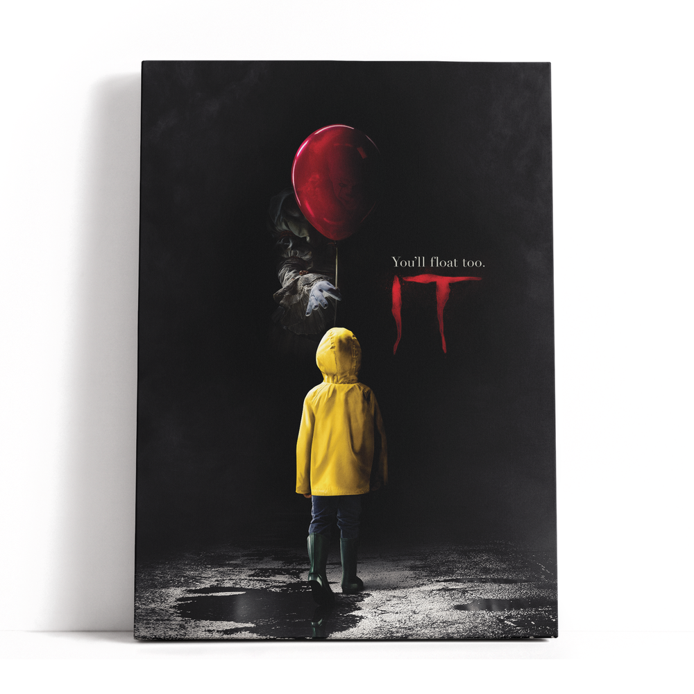 Decorsome x IT Chapter 1 (2017) It Chapter One You'll Float Too Rectangular Canvas - 12x18 inch Afbeelding 1