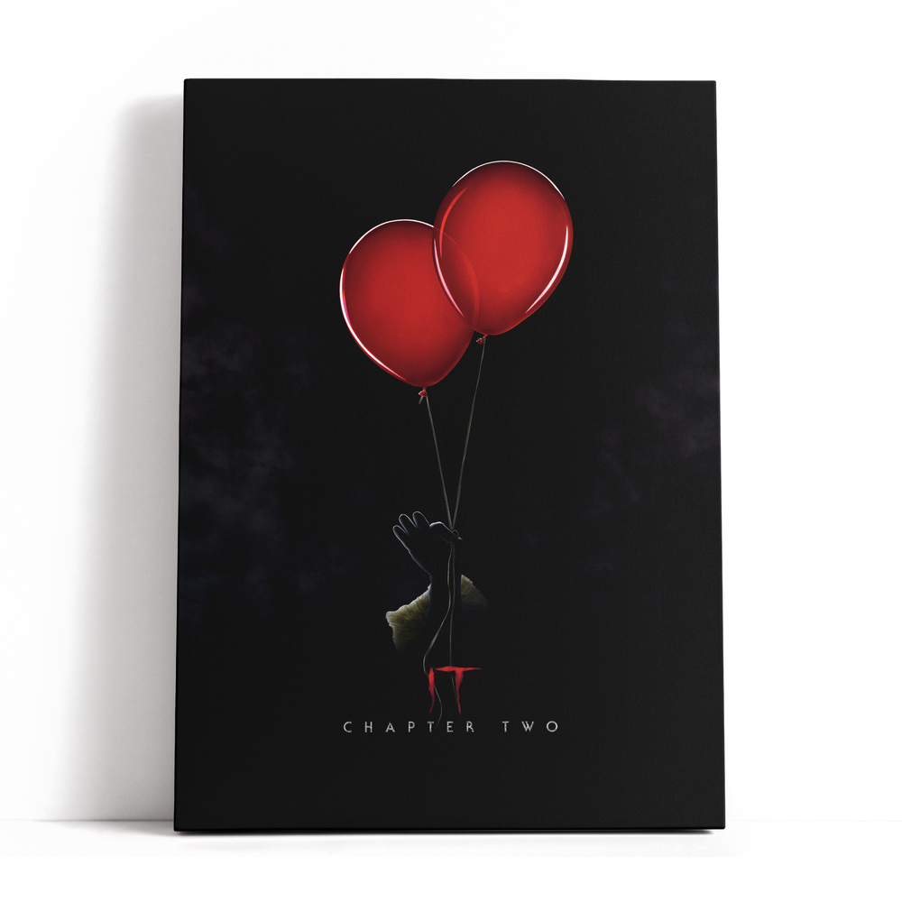 Decorsome x IT Chapter 2 Balloons Rectangular Canvas - 12x18 inch Afbeelding 1