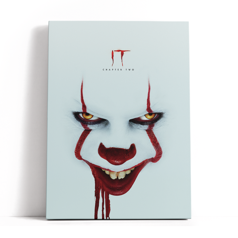 Decorsome x IT Chapter 2 Pennywise Face Rectangular Canvas - 12x18 inch Afbeelding 1