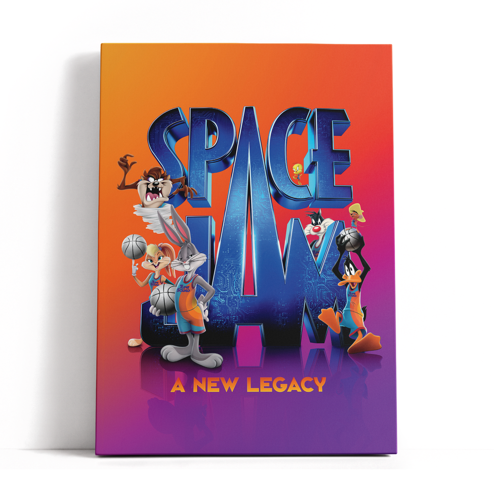 Decorsome x Space Jam A New Legacy Rectangular Canvas - 12x18 inch Afbeelding 1