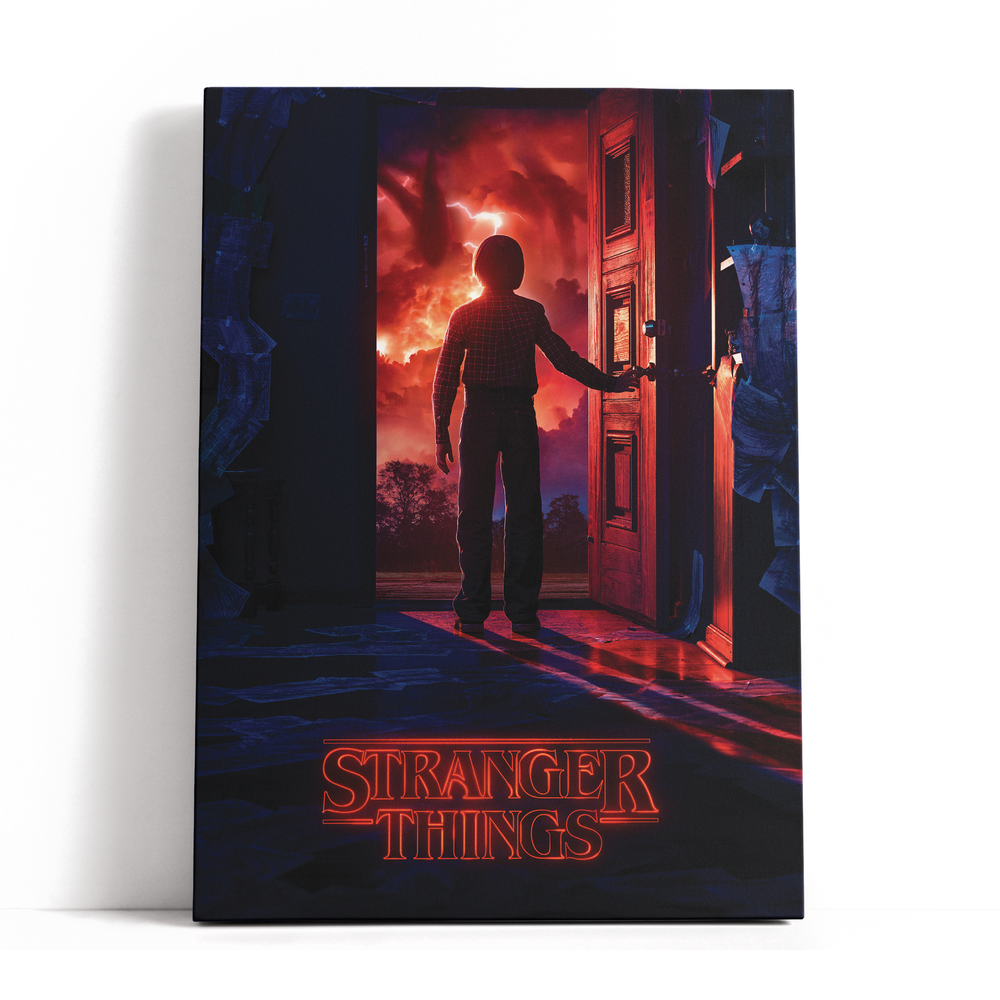 Decorsome x Stranger Things Poster Rectangular Canvas - 12x18 inch Afbeelding 1