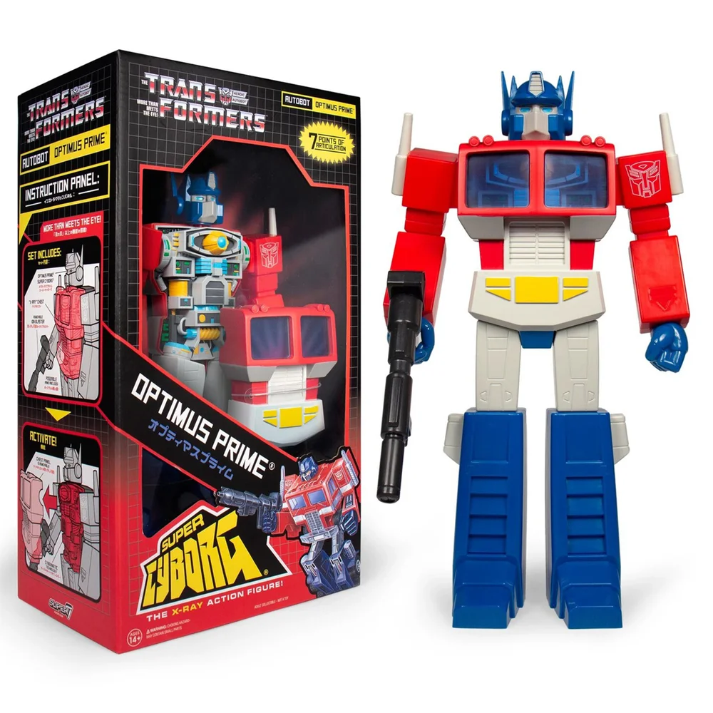 Super7 Transformers Super Cyborg - Optimus Prime G1 Afbeelding 1