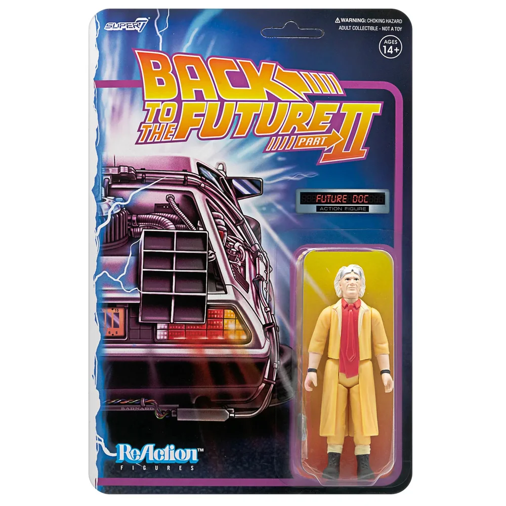 Super7 Back To The Future Part II ReAction Figure - Future Doc Afbeelding 1