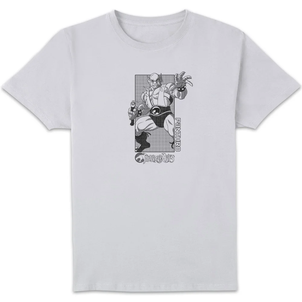 Thundercats Panthro Unisex T-Shirt - White - S Afbeelding 1