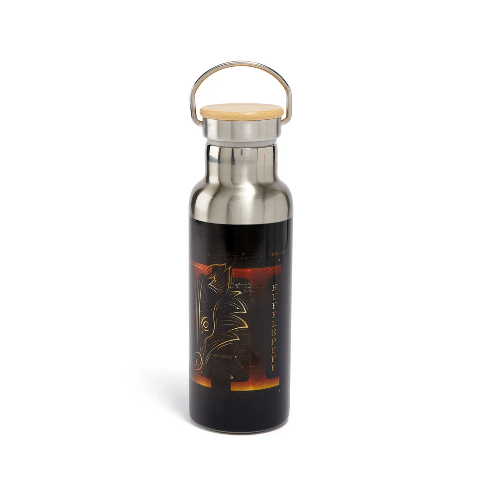 Akedo x Harry Potter Houses Hufflepuff Water Bottle Afbeelding 1