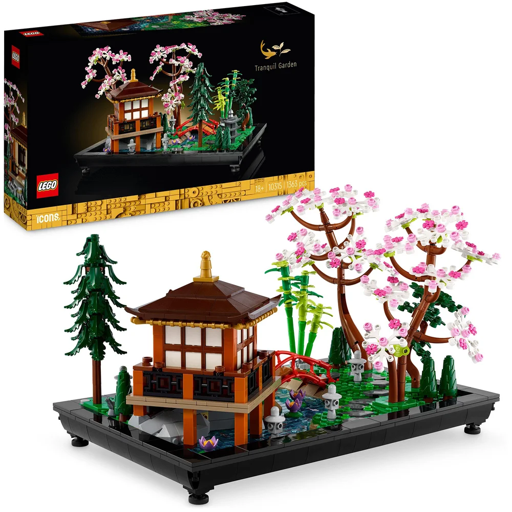 LEGO Icons Tranquil Garden Botanical Set with Flowers 10315 Afbeelding 1