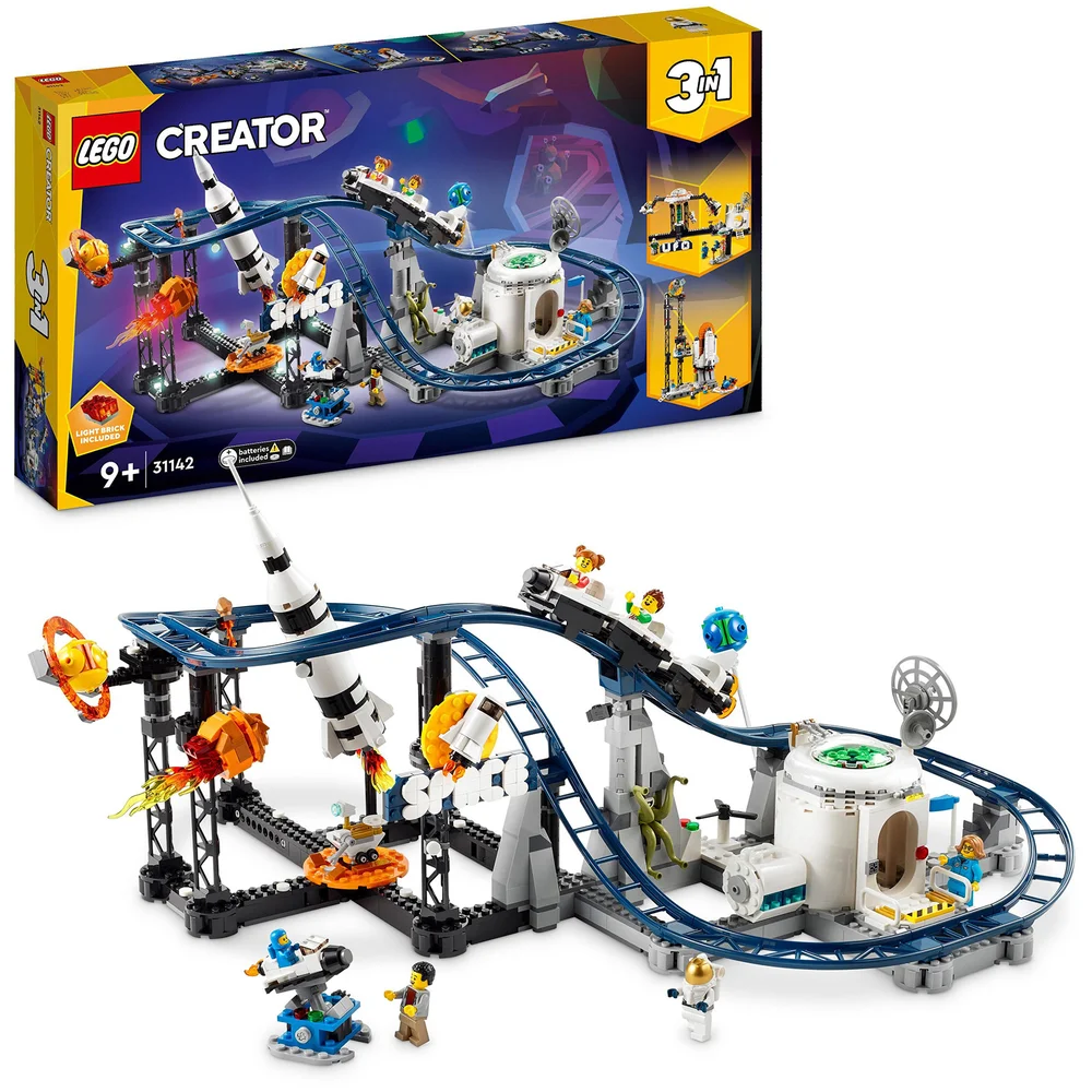 LEGO Creator 3in1 Space Roller Coaster Set 31142 Afbeelding 1