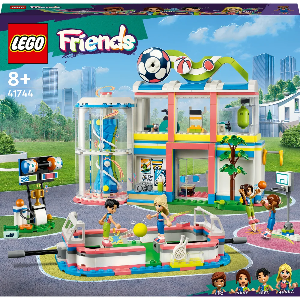 LEGO Friends: Sports Centre Set with 3 Games To Play (41744) Afbeelding 1