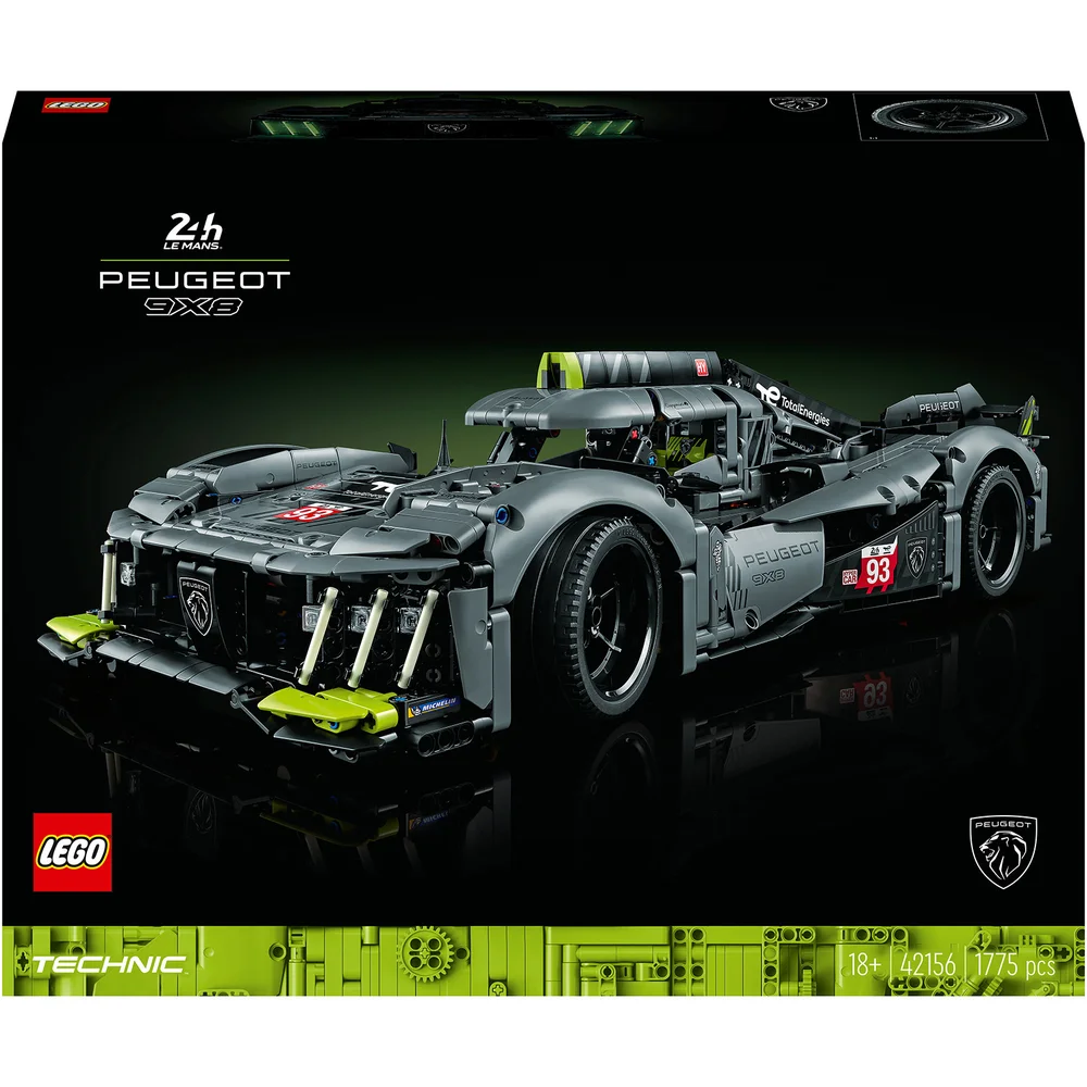 LEGO Technic: PEUGEOT 9X8 24H Le Mans Hybrid Hypercar (42156) Afbeelding 1
