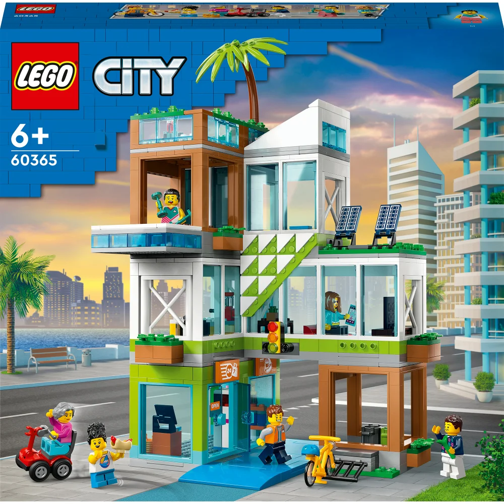 LEGO City: Apartment Building, Modular Construction Set (60365) Afbeelding 1
