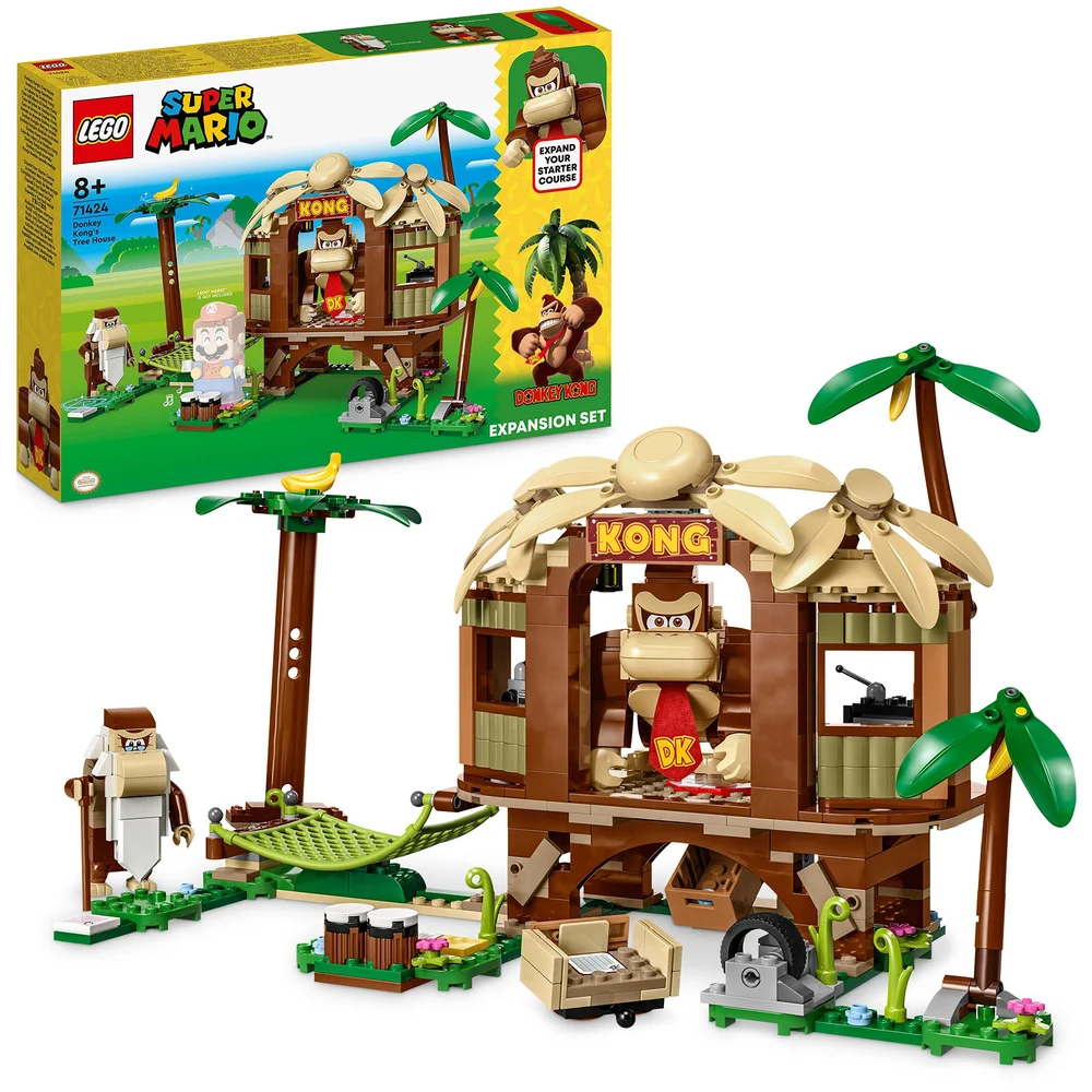 LEGO Super Mario Donkey Kong's Tree House Expansion Set 71424 Afbeelding 1