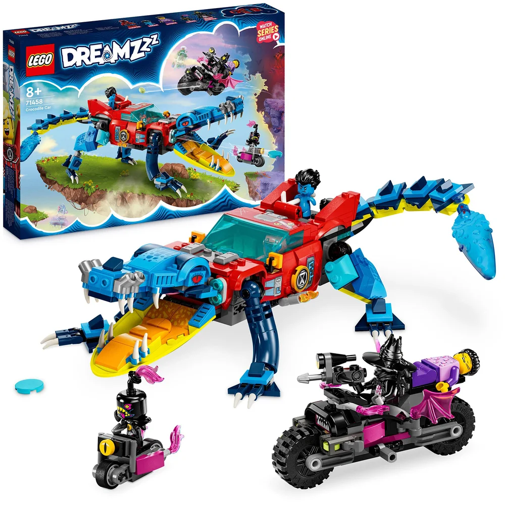 LEGO DREAMZzz Crocodile Car Toy 2in1 Set 71458 Afbeelding 1