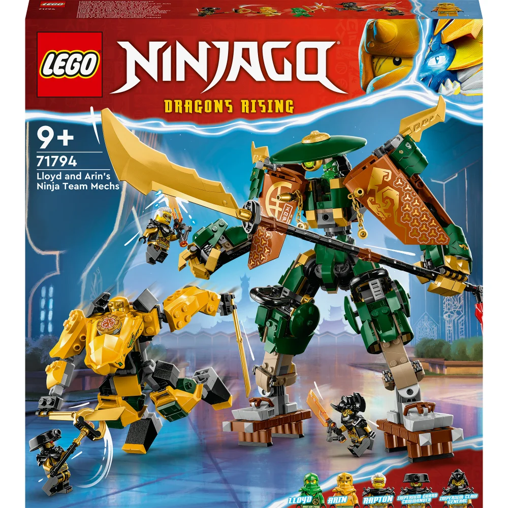 LEGO NINJAGO: Lloyd and Arin's Ninja Team Mechs Set (71794) Afbeelding 1