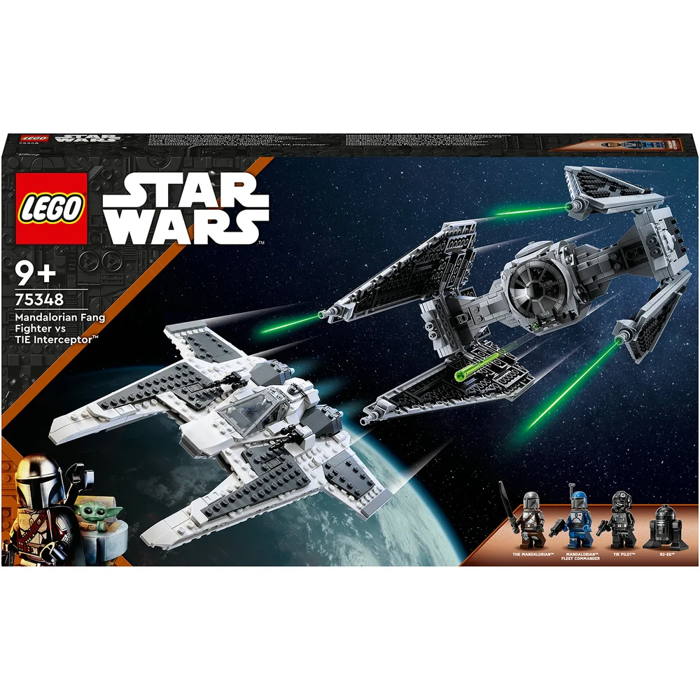 LEGO Star Wars: Mandalorian Fang Fighter vs. TIE Interceptor (75348) Afbeelding 1