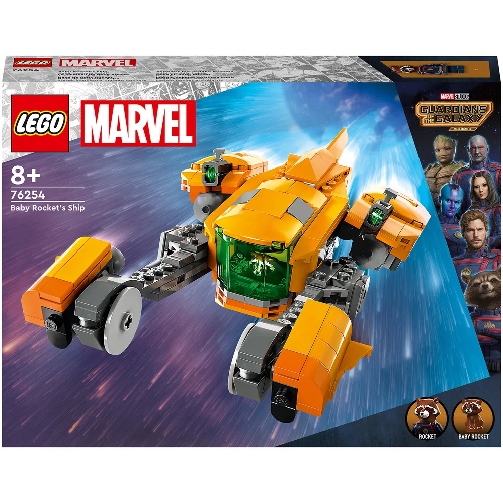 LEGO Marvel: Baby Rocket's Ship Guardians of the Galaxy (76254) Afbeelding 1