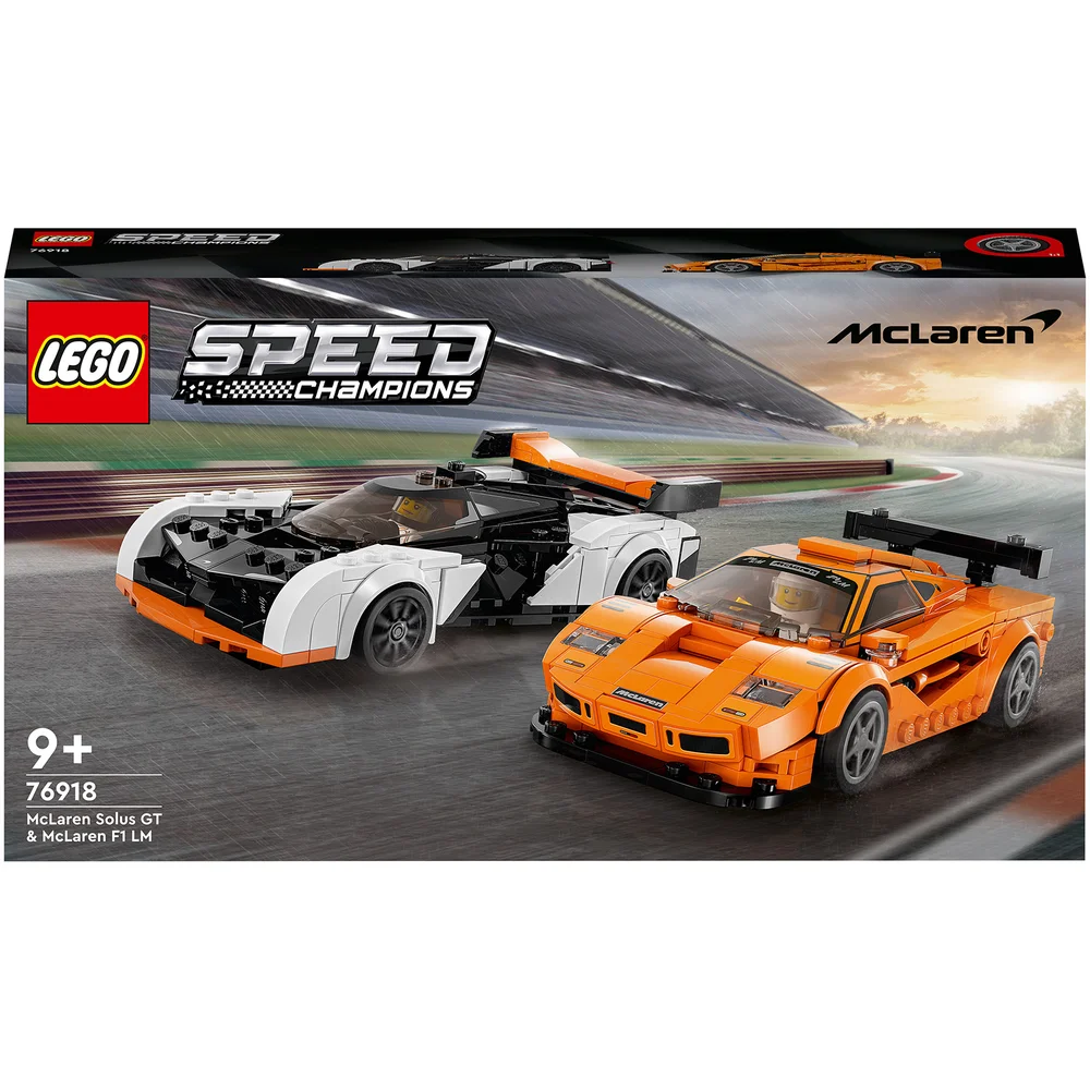 LEGO Speed Champions: McLaren Solus GT & McLaren F1 LM (76918) Afbeelding 1