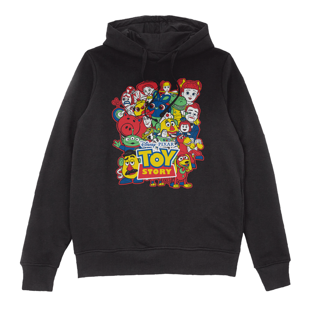 Toy Story Characters Kids' Hoodie - Black - 98/104 (3-4 jaar) - Zwart Afbeelding 1