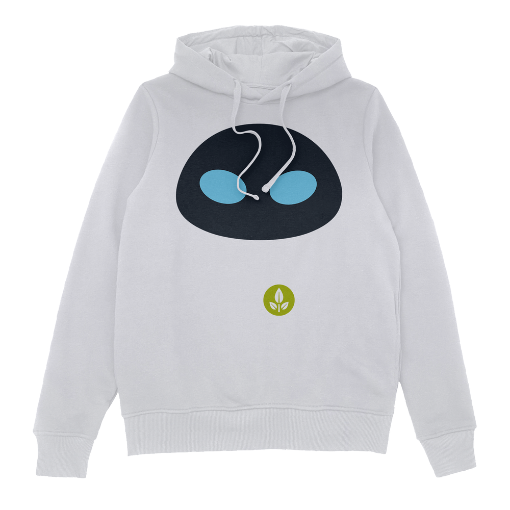 Wall.E Eve's Face Kids' Hoodie - White - 98/104 (3-4 jaar) - Wit Afbeelding 1