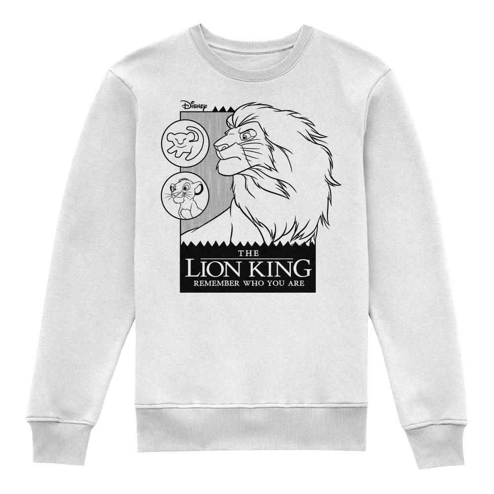 Lion King Remember Who You Are Kids' Sweatshirt - White - 98/104 (3-4 jaar) - Wit Afbeelding 1