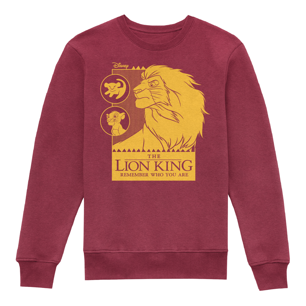 Lion King Simbas Journey Kids' Sweatshirt - Burgundy - 110/116 (5-6 jaar) - Burgundy Afbeelding 1