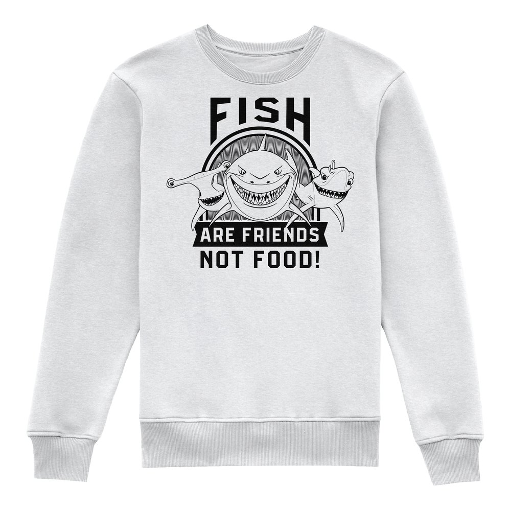 Finding Nemo Fish Are Friends Kids' Sweatshirt - White - 98/104 (3-4 jaar) - Wit Afbeelding 1