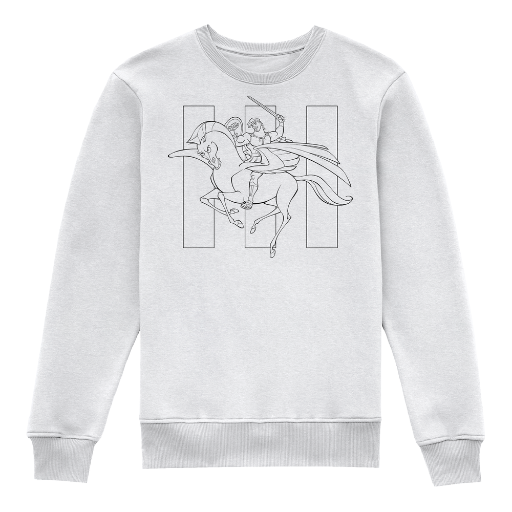 Hercules A True Hero Kids' Sweatshirt - White - 98/104 (3-4 jaar) - Wit Afbeelding 1