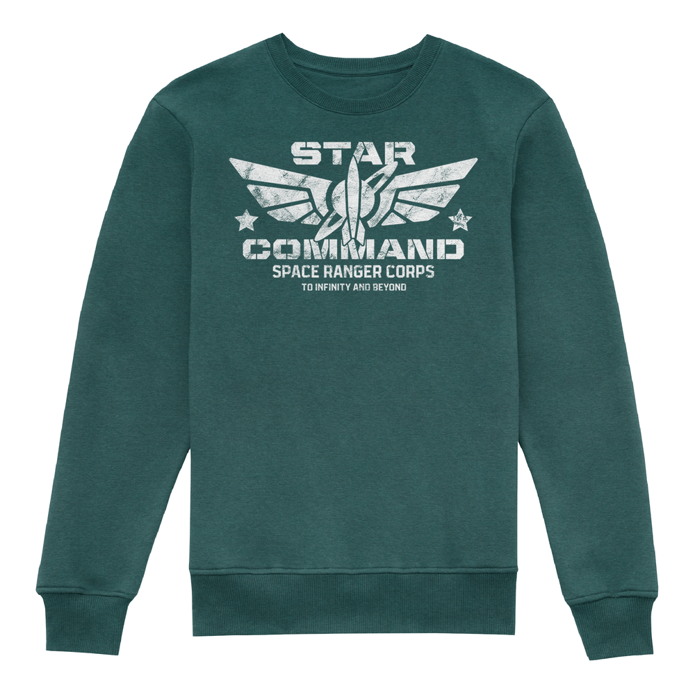 Toy Story Star Command Space Ranger Corps Kids' Sweatshirt - Green - 98/104 (3-4 jaar) - Groen Afbeelding 1