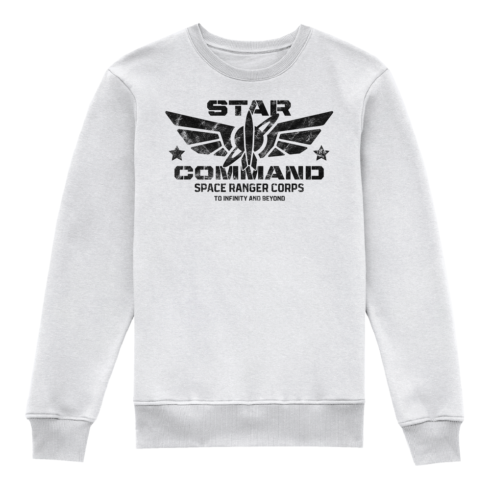 Toy Story Star Command Space Ranger Kids' Sweatshirt - White - 98/104 (3-4 jaar) - Wit Afbeelding 1