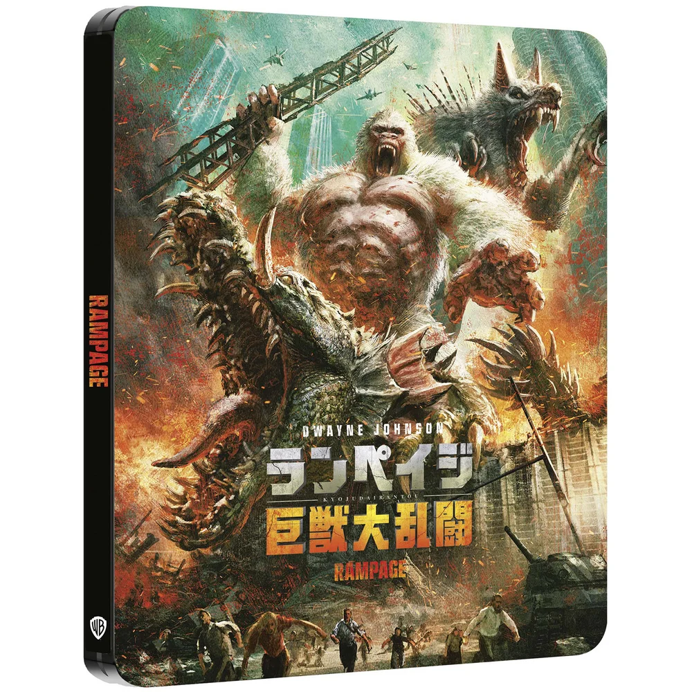 Rampage Japanese Artwork Edition 4K Ultra HD Steelbook (includes Blu-ray) Afbeelding 1