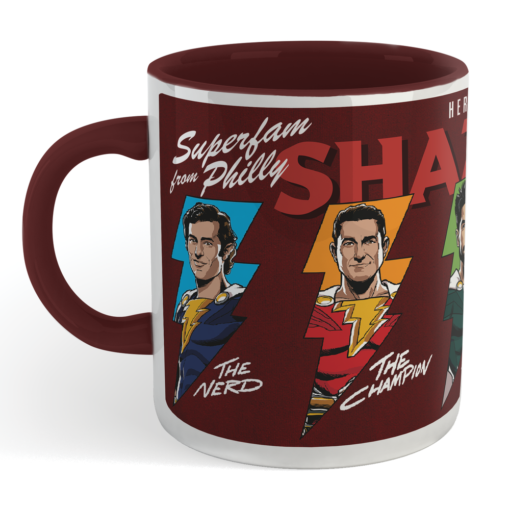 Shazam! Fury of the Gods Shazamily Mug - Burgundy Afbeelding 1