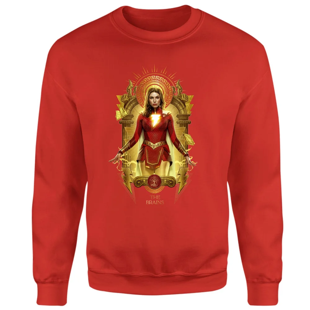 Shazam! Fury of the Gods The Brains Sweatshirt - Red - S Afbeelding 1