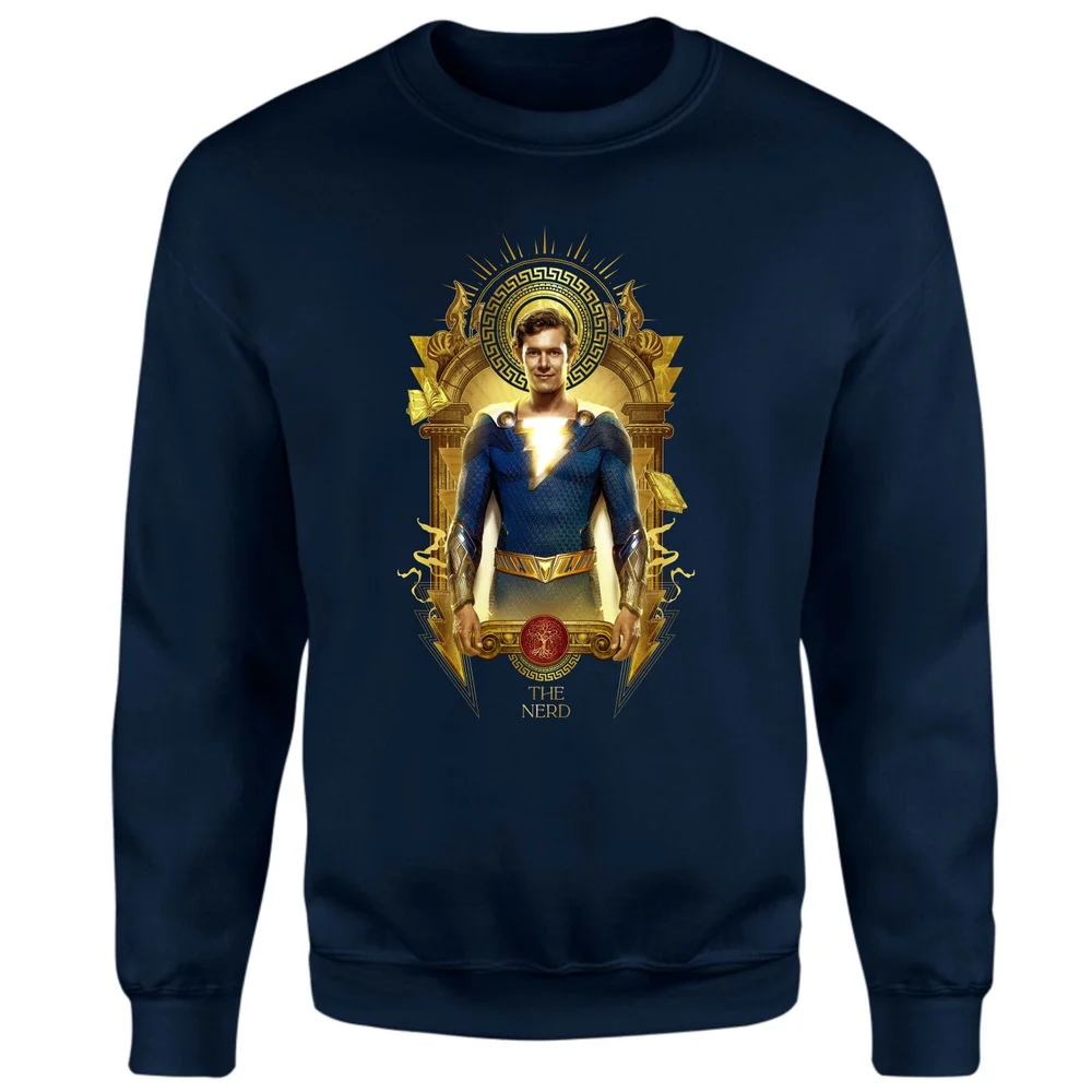 Shazam! Fury of the Gods The Nerd Sweatshirt - Navy - S Afbeelding 1