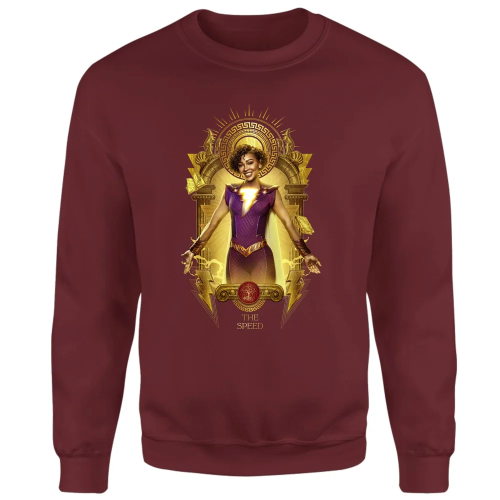 Shazam! Fury of the Gods The Speed Sweatshirt - Burgundy - S Afbeelding 1