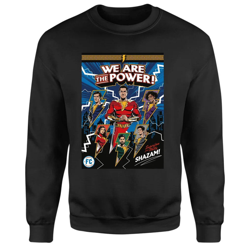 Shazam! Fury of the Gods We Are The Power! Sweatshirt - Black - S Afbeelding 1