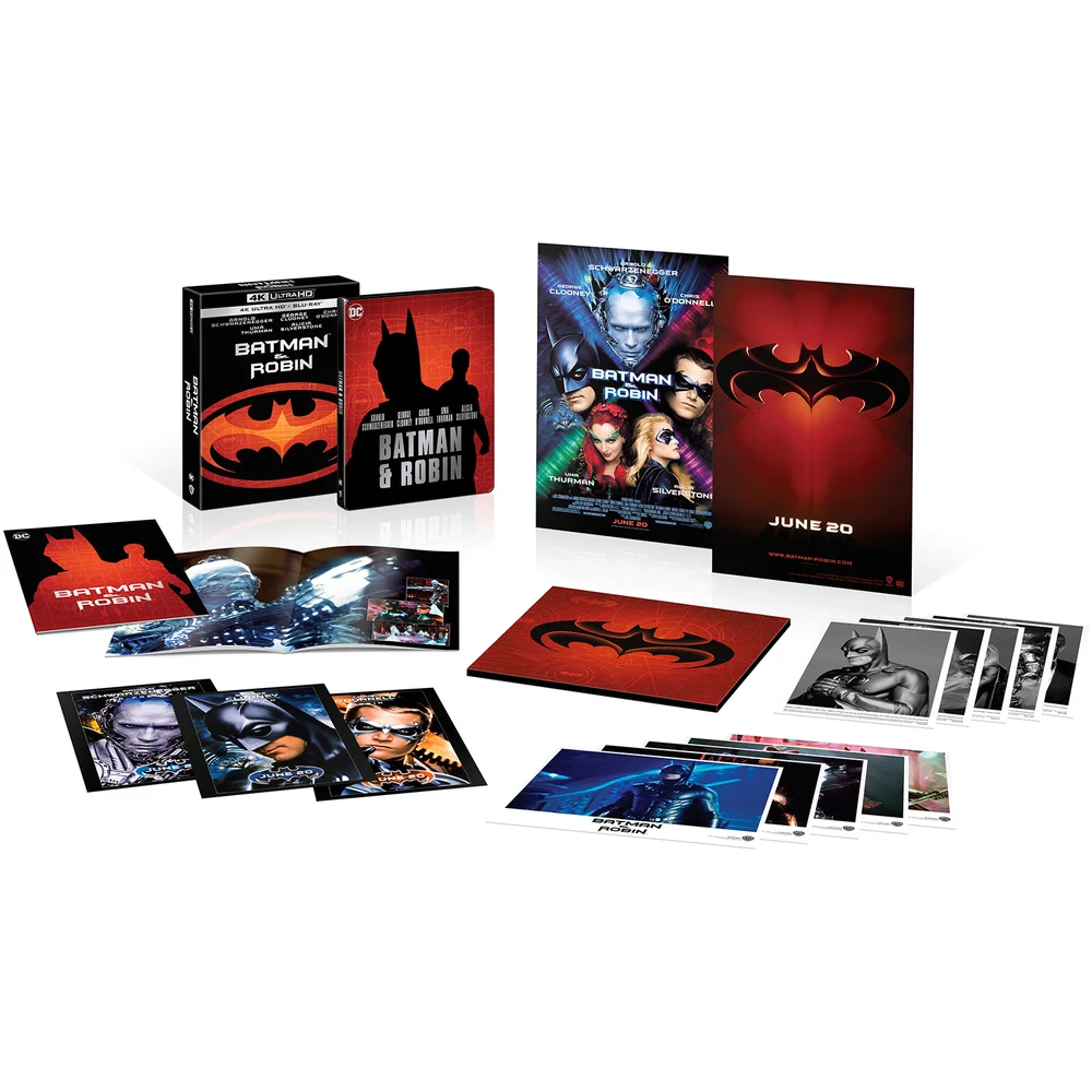 Batman & Robin Ultimate Collectors Edition 4K Ultra HD Steelbook (includes Blu-ray) Afbeelding 1