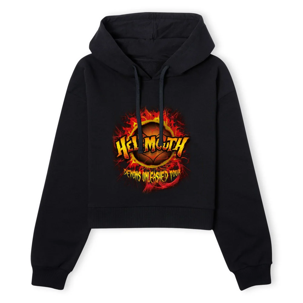 Buffy The Vampire Slayer Hellmouth Tour Women's Cropped Hoodie - Black - XS - Zwart Afbeelding 1