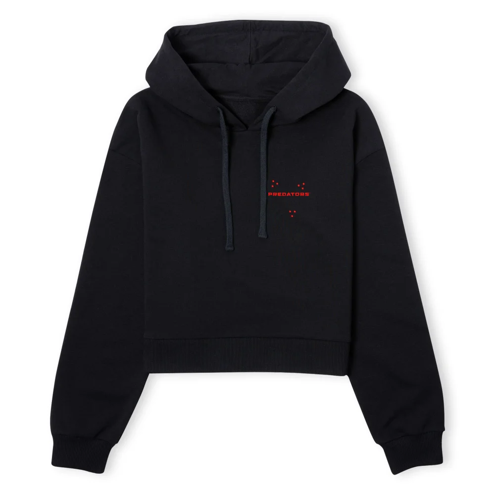 Predator Targeted Logo Women's Cropped Hoodie - Black - XS - Zwart Afbeelding 1