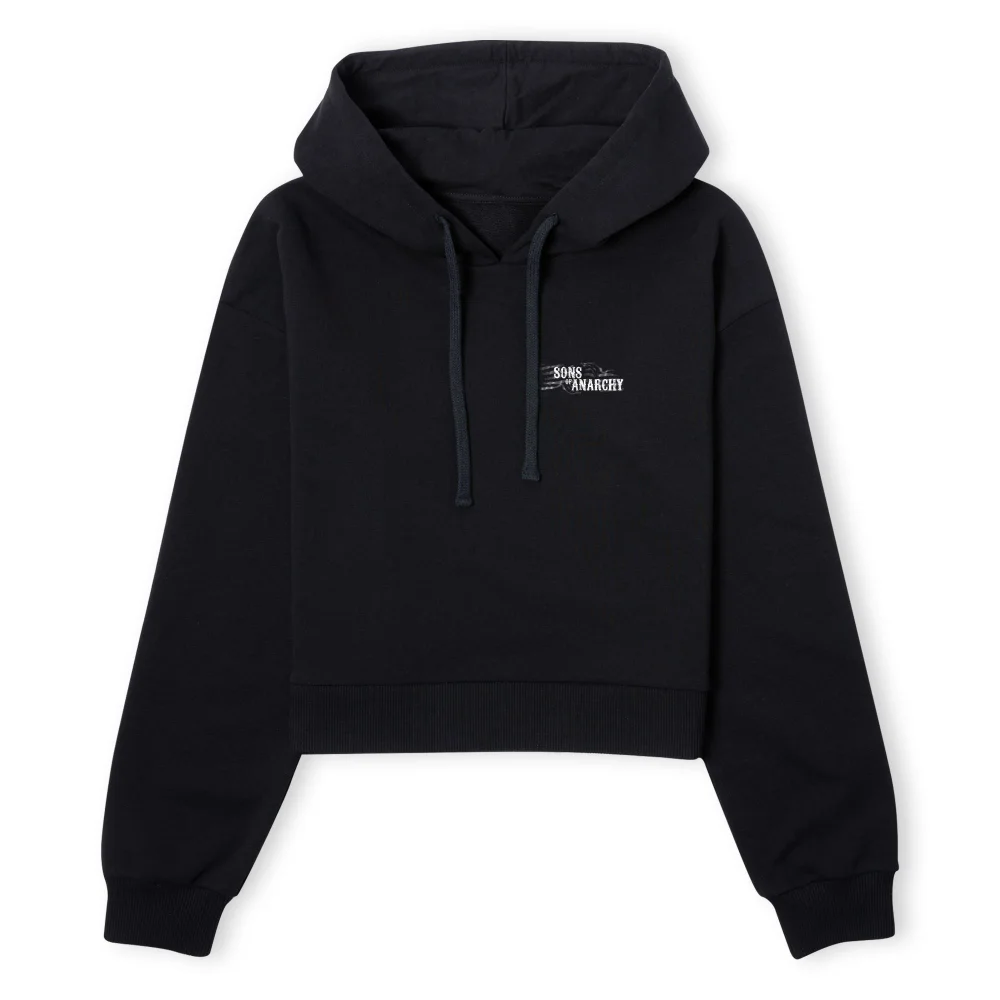 Sons of Anarchy Redwood Pocket Women's Cropped Hoodie - Black - XS - Zwart Afbeelding 1
