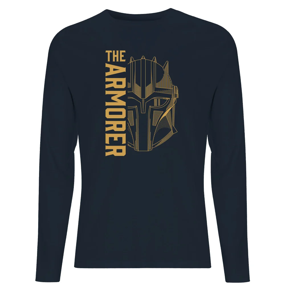 Star Wars The Mandalorian The Armorer Men's Long Sleeve T-Shirt - Navy - S Afbeelding 1