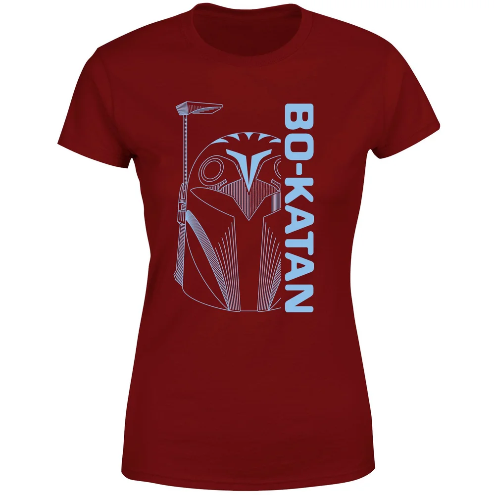 Star Wars The Mandalorian Bo-Katan Women's T-Shirt - Burgundy - XS Afbeelding 1