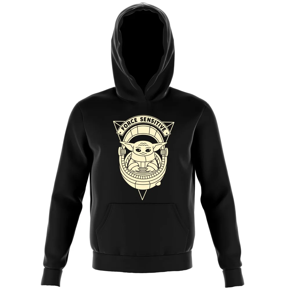 Star Wars The Mandalorian Force Sensitive Kids' Hoodie - Green - 98/104 (3-4 jaar) Afbeelding 1