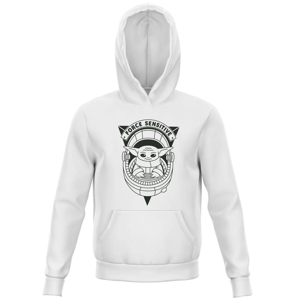 Star Wars The Mandalorian Force Sensitive Kids' Hoodie - Green - 98/104 (3-4 jaar) Afbeelding 1