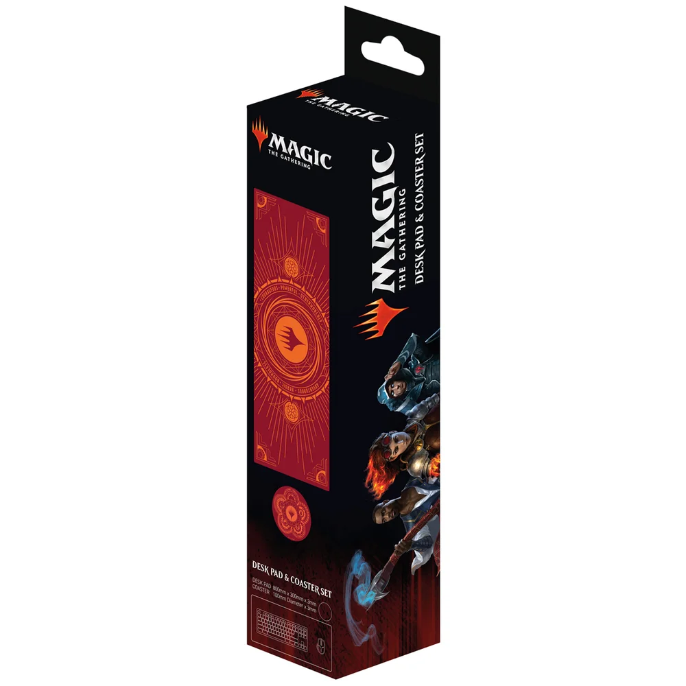 Fanattik Magic The Gathering Large Desk Pad And Coaster Set Afbeelding 1