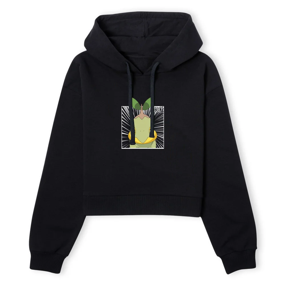 Pokemon Turtwig Women's Cropped Hoodie - Black - XS Afbeelding 1