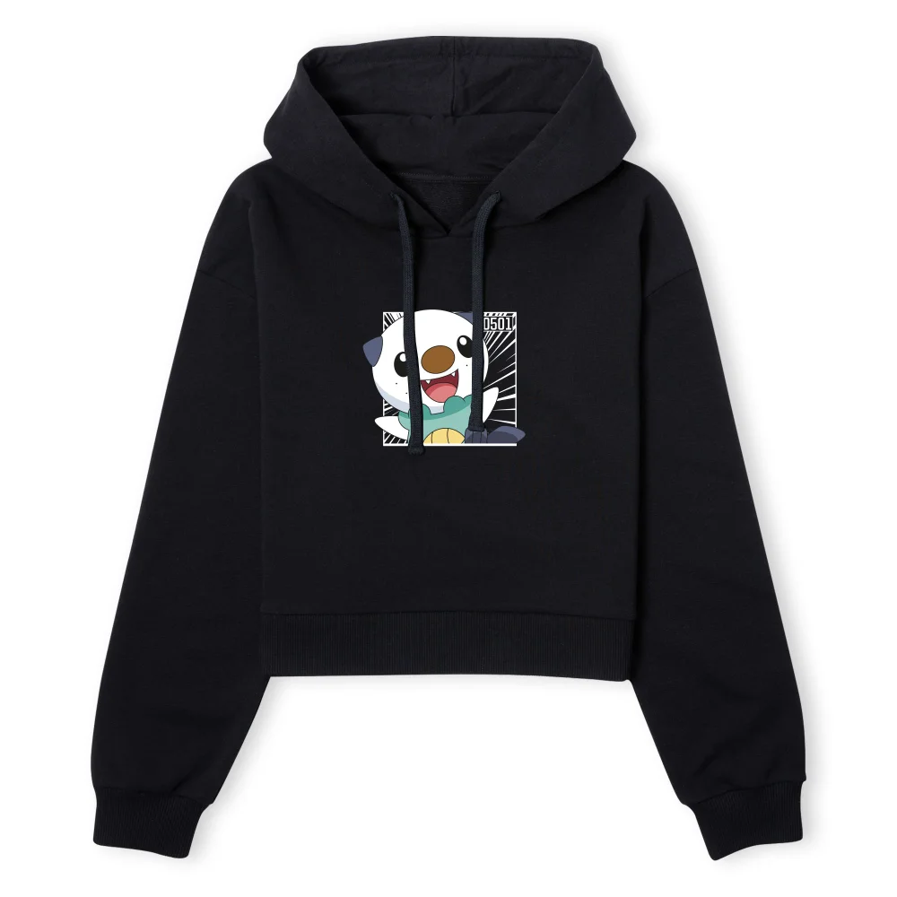 Pokemon Oshawott Women's Cropped Hoodie - Black - XS Afbeelding 1