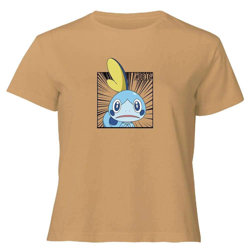 Pokemon Sobble Women's Cropped T-Shirt - Tan - XL Afbeelding 1