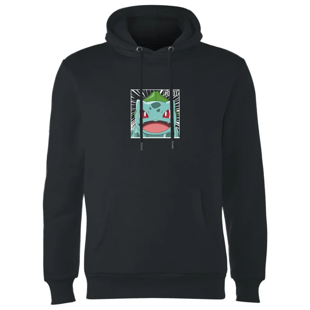 Pokémon Pokédex Bulbasaur #0001 Hoodie - Black - S Afbeelding 1