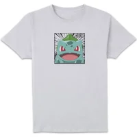 Pokémon Pokédex Bulbasaur #0001 Men's T-Shirt - White